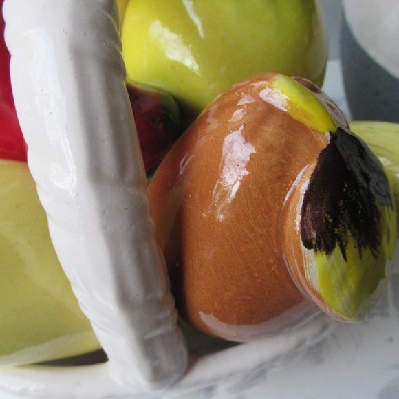 Porcelain Decorative Fruit Basket - Picture 7 of 13